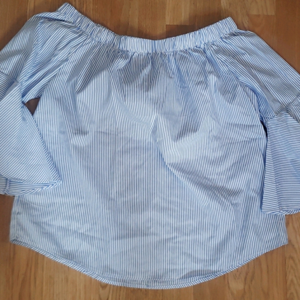 Spring Pinstripe Top